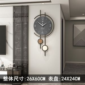 creative clock living room modern simple clock senior sense hanging wall household restaurant entrance decoration wall clockFast shipping
