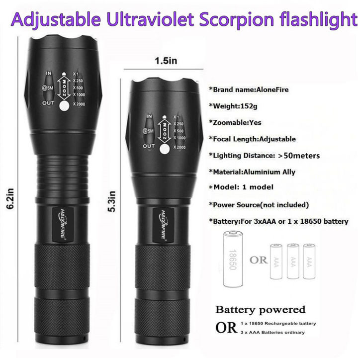 HaixnFire%20G700%20LED%20Zoom%20UV%20Light%20Flashlight%20395nm%20torch%20UV%20adhesive%20curing%20Travel%20safety%20Ore%20id%20detection%20lamp%20AAA%2018650%20-%20Image%204