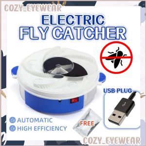 Automatic Fly Catcher USB Plug Fly Trap Electric Free Bait Insect Traps Insect Killer Indoor Pest Control Device