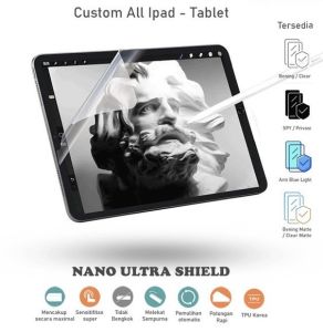Anti Gores Hydrogel Ipad Gen 9 8 7 102" Full Cover Screen