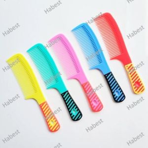 Colorful Plastic Haircomb Hair Comb Sikat Rambut Plastik