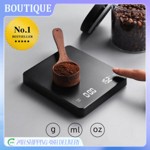QUIVLOX Digital Food Scale Coffee Scale Rechargebale Kitchen Scale Led Display Weigh Scale 3Kg/0.1g