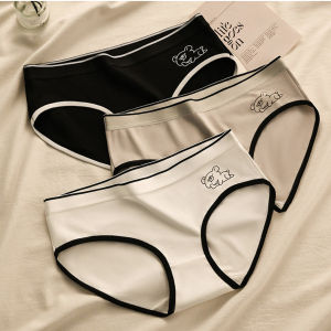 Quần Chíp Bé Gái Cotton Cao Cấp Hoạ Tiết Gấu Ngủ Đáng Yêu Đáy Thấm Hút Tốt Size 25-62KG Quần Cute CTB07