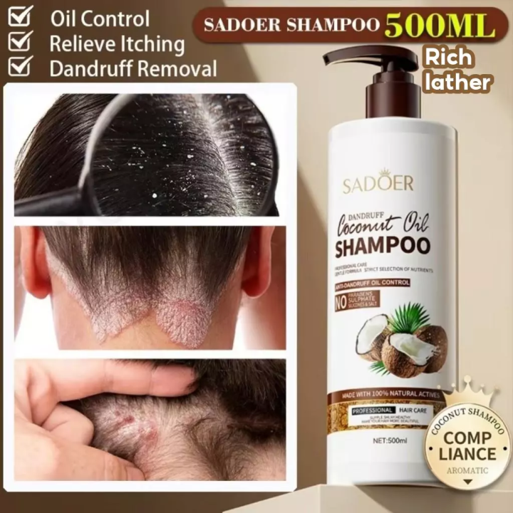 Sadoer%20Original%20Coconut%20Oil%20Set%20Anti-dandruff%20Coconut%20Oil%20Shampoo%20Moisturizing%20Amino%20Acid%20Removal%20Dandruff%20Conditioner%20500ML%20-%20Image%204