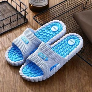 Dép Đi Trong Nhà Và Nhà Tắm Massage Chống Trượt Nam Nữ - Dép Lê Nhựa PVC Cao Cấp Thoáng Khí Siêu Nhẹ 🔥goya155🔥
