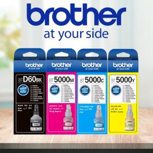 BROTHER BT-D60BK  BT-5000CMY หมึกขวดเติมของแท้ ใชักับ DCP-T220 T310 T420W T510W T520W  T710W T720W T820W T910W