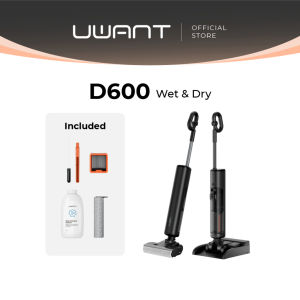 【BEST VALUE】Uwant D600 / D700 Pro Wet and Dry Vacuum Cleaner | D-Shape Roller Brush | 100°C Self-Clean Hot Wash & Dry