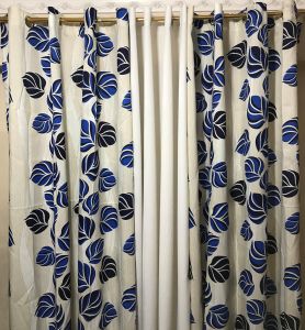 DE Elegant Ring Curtains for Windows Living Room 3in1 Set Draperies 5ft 6ft or 7ft Colindale Design Direct Supplier