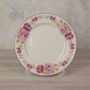 Piring Pink Rossie 20cm isi 1