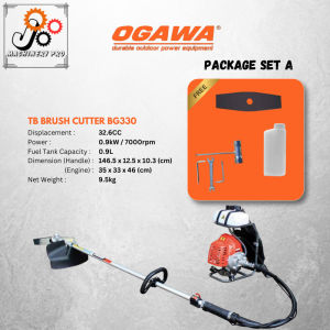 OGAWA Brush Cutter BG430/BG330 Mesin Potong Rumput Sandang 33CC/43CC OGAWA Heavy Duty Grass Cutter