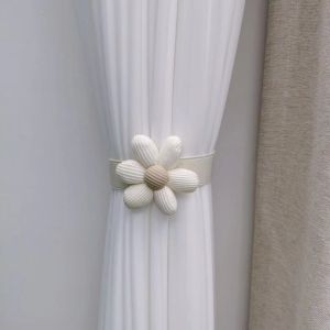 Flower Curtain Holder Curtains Tie Cute Floral Curtain Rope Curtain Accessories Home Decoration