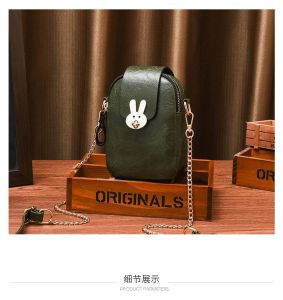 MYZAN STORE Tas Selempang Wanita Rantai Kekinian Tas Selempang Wanita Terbaru TAs Hp Wanita Sling phone Bag Tas Clutch Wanita