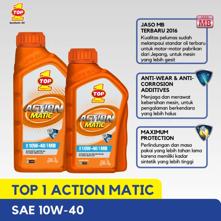 TOP%201%20TOP1%20Oli%20Motor%20ACTION%20MATIC%20Synthetic%20SAE%2010W-40%20JASO%20MB%20800%20mL%20-%20Image%204