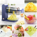 Fruit Ice shaver ice fully automatic rechargeable sand crusher electric ice cream machine. 