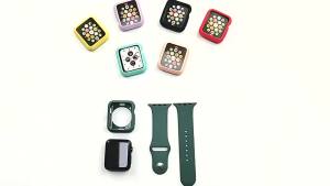 TPU Ốp bảo vệ nửa thân dành cho Apple Watch S11 Thế Hệ Applewatch678910 Vỏ đồng hồ chống sốc bằng silicon