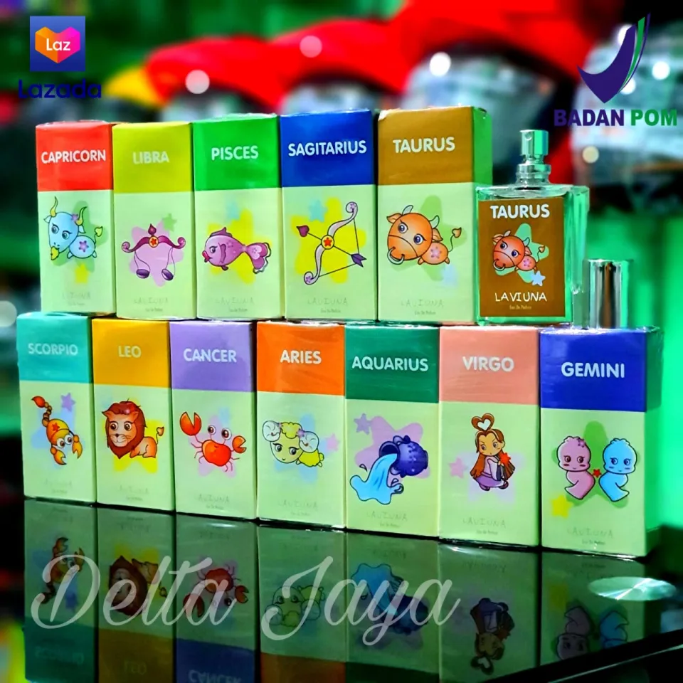 Aquarius Miniso Cancer Perfume MINISO Parfum Mini Seri Zodiac 10ml