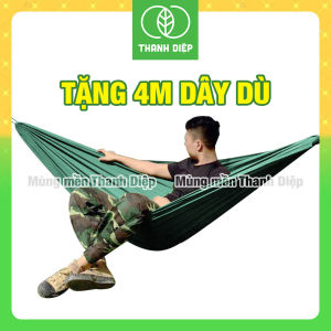 (TẶNG DÂY) Võng dù dài 2m siêu mát – Mùng mền Thanh Diệp