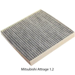 Lọc gió máy lạnh lọc điều hòa than hoạt tính Mitsubishi Attrage 1.2L 2013 2014 2015 2016 2017 2018 2019 mã AC304C của JS Asakashi Nhật Bản