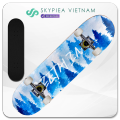 Ván Trượt Skateboard SKYPIEA - Kích Thước 80x20x10cm, Mặt Nhám, Gỗ Ép Cao Cấp 7 Lớp, Phù Hợp Mọi Lứa Tuổi. 