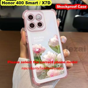 Honor 400 thông minh 400 thông minh 5g trường hợp Honor x7d X7 D trường hợp rõ ràng chống sốc mềm mờ Ốp lưng TPU Bìa