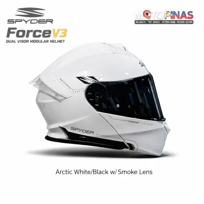 Spyder Force+ V2 and V3 Modular Dual Visor Helmet Lightweight Touring (M - XL)
