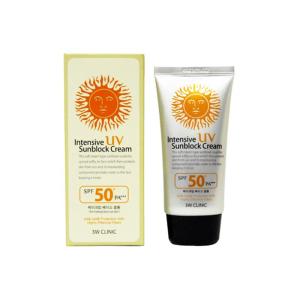 [Hoàn Tiền 8%]Kem chống nắng 3w Clinic Intensive UV Sunblock - Bảo vệ da an toàn dưới ánh nắng