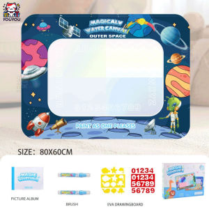 [SG Seller]Oversized Reusable Magic Water Canvas Washable Water Pen Doodle Blanket Kids Indoor Graffiti Drawing Supplies