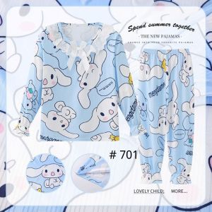 2024 NEW Kids pyjamas Milk Slik pajamas baju tidur kanak  budak pyjamas girl pyjamas baju tidur boy baju tidur girl
