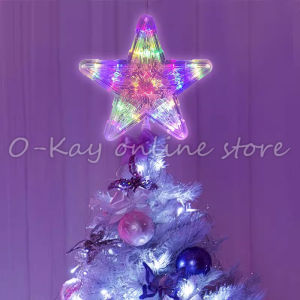 2026 NEW Christmas Tree Topper Star Decoration With Lights Home Living Christmas Decoration