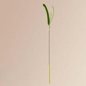 Cat Teasing Stick Bite Resistant Long Pole Self Soothing Tool Dog Sage Feather Tail Grass Cat Toy