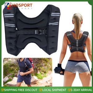 Lightweight 5KG Weighted Vest with Reflective Stripe for Gym and Outdoor Workout Strength Training Equipment