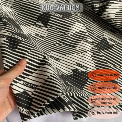 Vải Thô Kaki In Họa Tiết Khổ 1m5 - May Quần Short Nam Áo Khoác - Dày Vừa Đứng Form Không Giãn