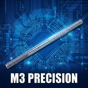10pcs Meta Push Rods M3 L40/45/50/55/60/65/70/75/80/90/100/110/120mm Connecting Rods Thread Length 10mm for RC Model Parts