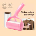 60Pcs Reusable Dust Hair Removal Strong Sticky Lint Roller Dust Tearable Paper for Dust Hair Pet Fur Remover Cloth Cleaner 除尘滚筒式粘毛器 60层可撕粘尘纸 粘毛神器. 