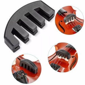 Peredam Suara Biola Mute Peredam Suara Violin - Model Sisir Bahan Karet