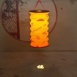 Millictd mid autumn festival lantern Projected Mid-Autumn Festival Lanterns Foldable Traditional Handheld Lanterns Portable Hanging Decorative Flower Lamp Christmas