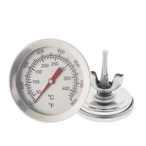 Oven Termometer Celsius Fahrenheit Grill Baking Panggangan Bakar Thermometer Probe Stainless Steel