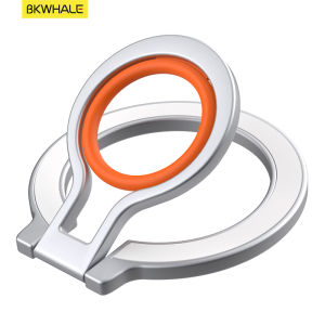 BKWHALE Magnetic Finger Ring Foldable stand Adjustable metal bracket Multi functional ring Grip