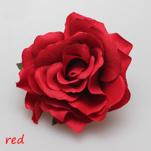 ADAM Fashion Bridesmaid Women Rose Flower Hairpin Brooch Wedding Hair Clip