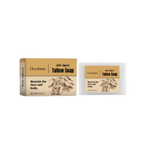 Tallow Soap Oil Control Exfoliation Deep Cleaner Anti-Acne Blackheads Remove Skin Oil Soap