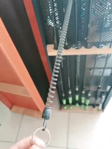 Spiral Spring Coil Lanyard Rope Spearfishing Parts Scuba Diving Anti-lost Safety Emergency ToolPack of 2