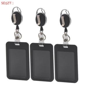 🚚【Local Express Delivery】🚚 Stylish Simple Document Card Holder For Women Men High Quality Retractable Sliding Cover Card Holder Bus Card ID Card Holder