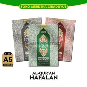 Al Quran Hafalan Hafazan 8 Blok Perkata Metalize 617 Halaman A4 | alQosbah
