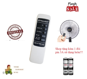 Remote Điều khiển quạt Vinawind các dòng quạt cây treo tường- Hàng chính hãng mới 100% Tặng kèm Pin