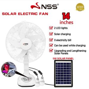 NSS Solar electric fan Rechargeable fan 16" Solar FAN with Solar Panel AC/DC DUAL POWER 10V 16w NS-F97