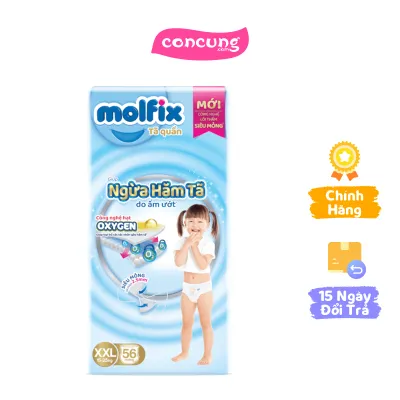 Molfix tã quần Oxygen size XXL 56 Ultra