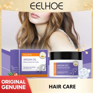 EELHOE Argan Oil Moisturizing Hair Mask Coconut Oil Mask Moisturizing Smooth Hair Repairs Frizz Nourishing Coconut Oil Repairing Hair Mask Deeply Nourishes And Repairs Damaged Hair 100g
