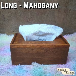 WOODEN TISSUE BOX ORGANIZER HOLDER