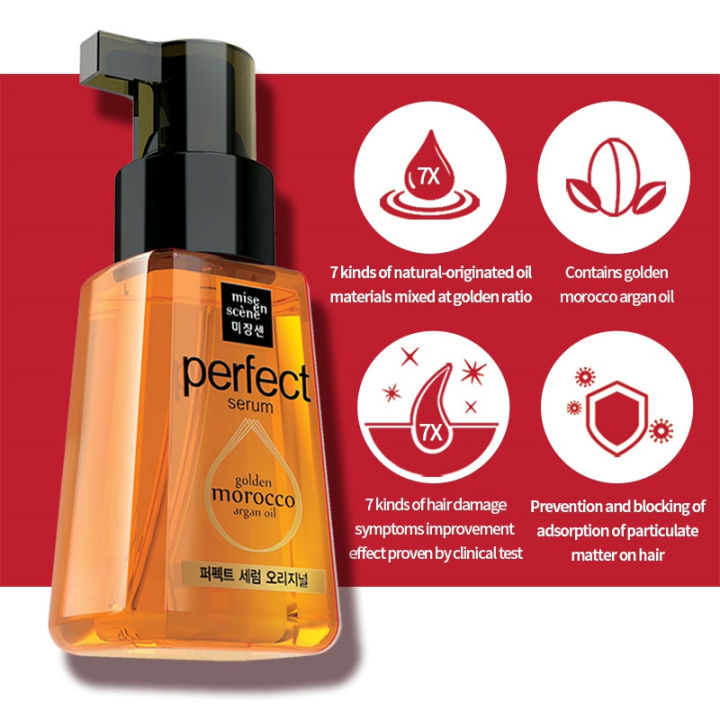 Mise en Scene Perfect Serum Hair Care Shampoo / Conditioner / Hair