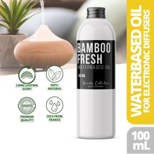 Fresh Bamboo Brooks Collection Fresh Bamboo Bamboo Fresh Water Based Oil Waterbased Oil for Eco Diffusers Air Humidifier Water Soluble Oil Diffusers Atomizers Revitalizer and Sprayers Mia Maison Water Soluble Oil Bamboo Humidifier Air Purifier